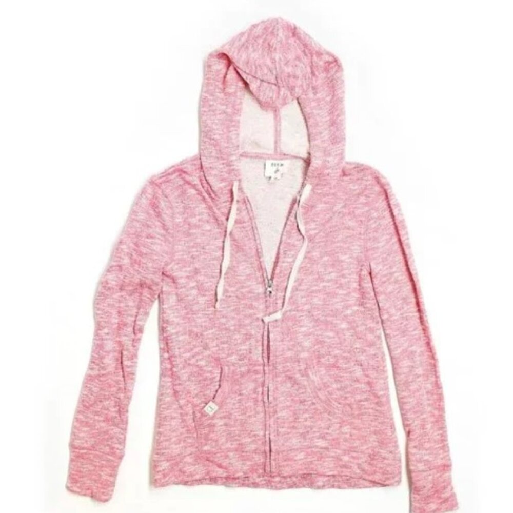 Women Feed USA + by Target Full Zip Hoody Heathered Sweatshirt Jacket Size XS